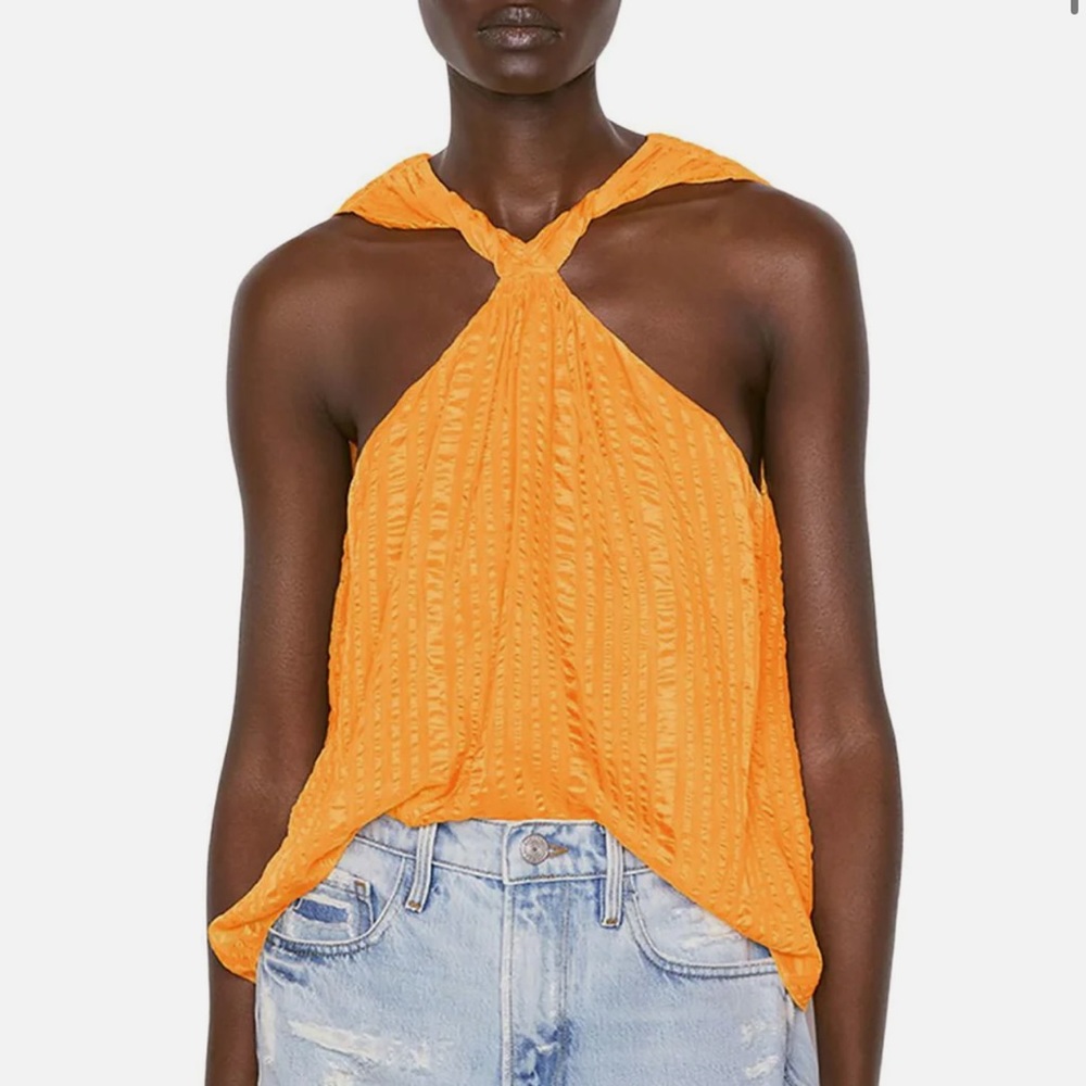 Frame Twisted‎ V Neck Top